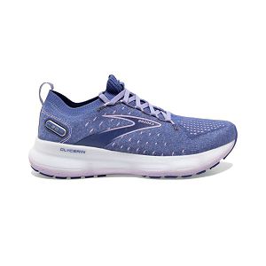 Brooks Glycerin StealthFit 20 Road Running Shoes - Womens, Blue/White | IE-VLA624158